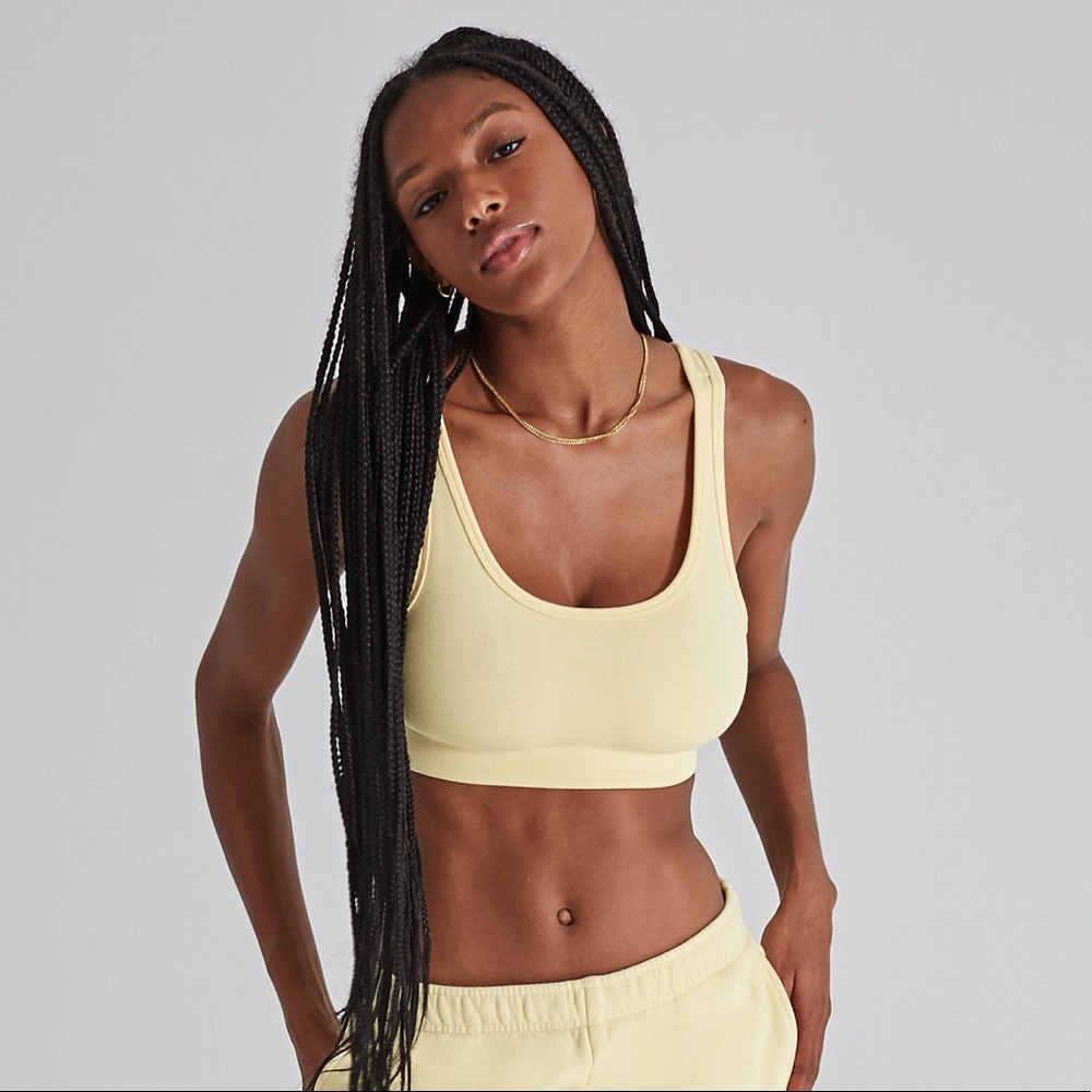 Aritzia Airy Fleece Bra Top